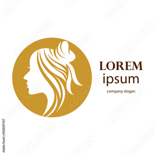 women's beauty and hair care logo design
