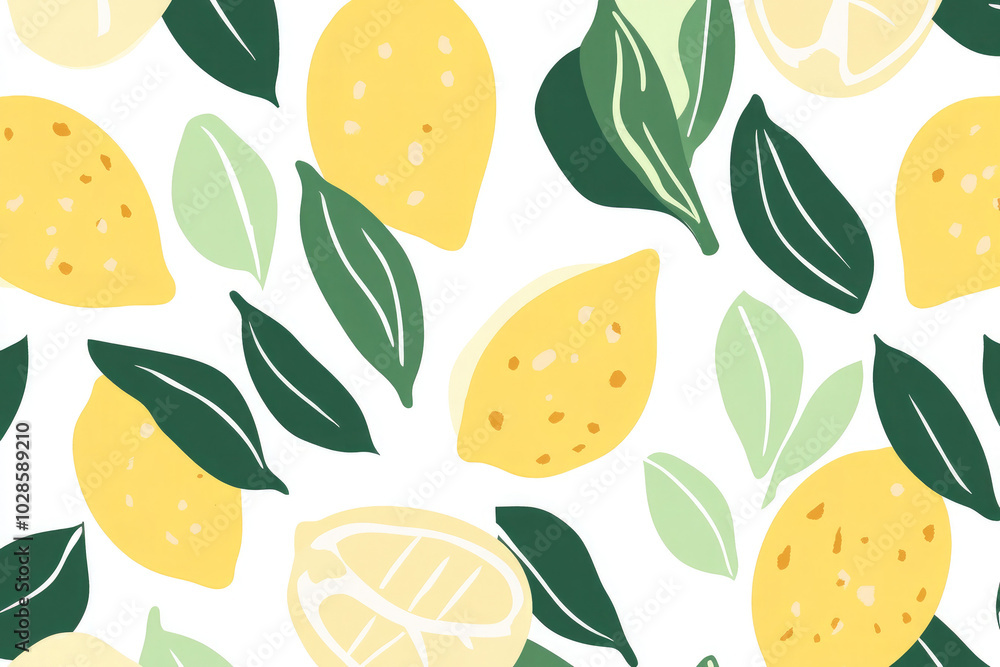 A close up of a lemon with green leaves A close up of a lemon with green leaves