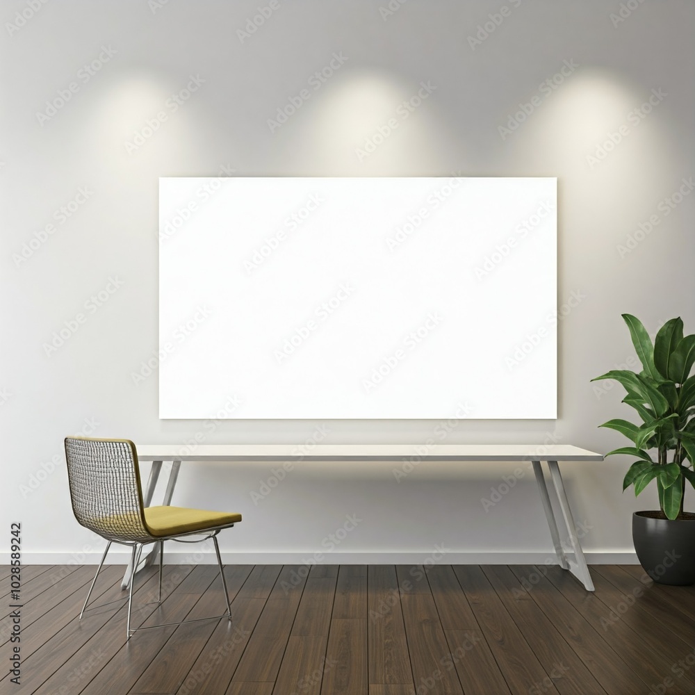 Office space with text area Office space with text area