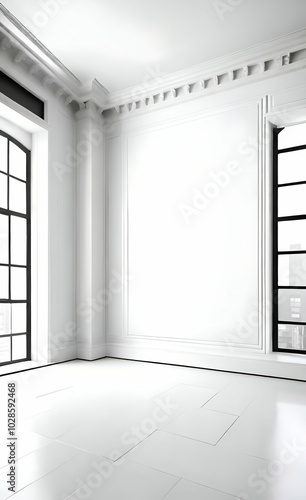 empty room with window