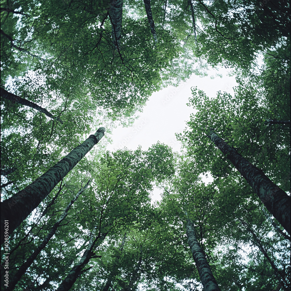Fototapeta premium Tree background, tree low shot angle 