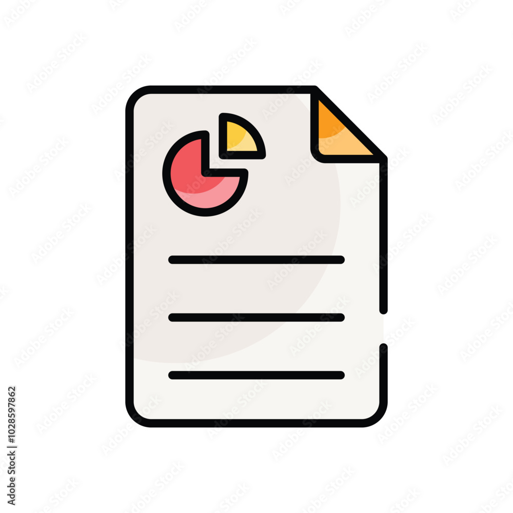 Business Report vector icon Business Report vector icon