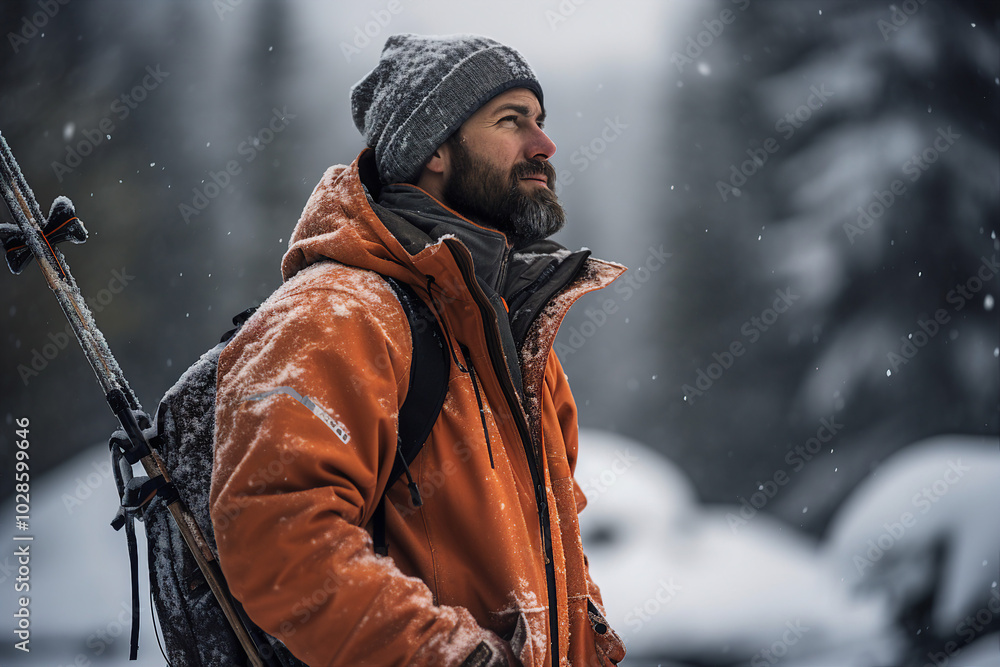 A man is a fisherman on a fishing trip created with generative AI A man is a fisherman on a fishing trip created with generative AI
