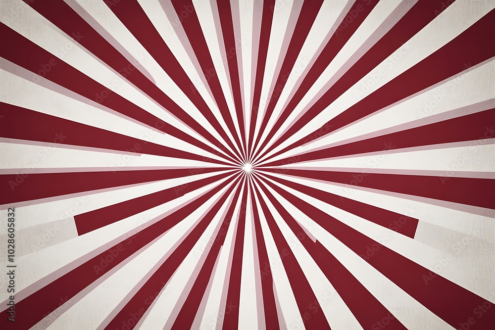 Fototapeta premium Abstract sunburst BROWN AND WHITE RETRO 