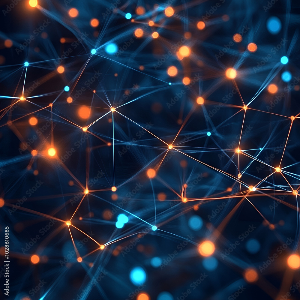 Fototapeta premium Digital Abstract Network