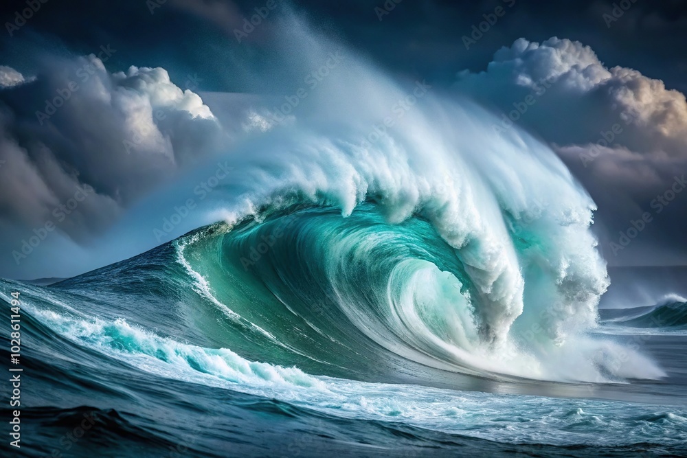 Ocean wave during storm Ocean wave during storm