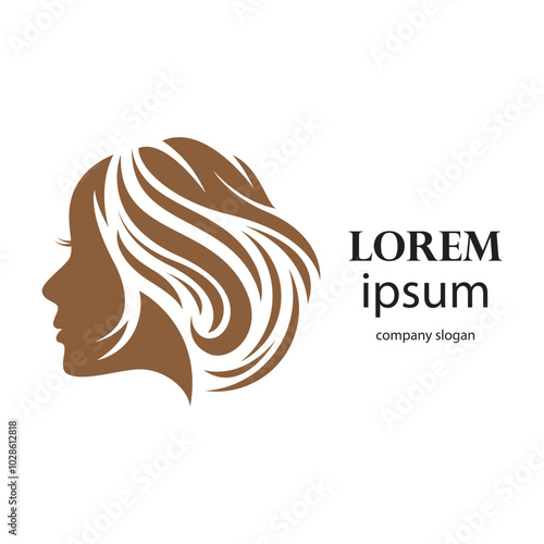 women's beauty and hair care logo design