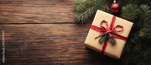 christmas tree and gift box