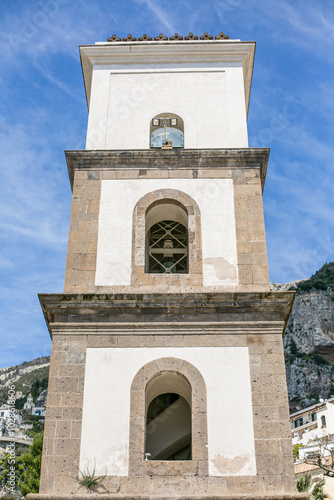 Obraz na płótnie Arches and windows of a luxury villa in Ravello, Amalfi Coast, Italy w salonie
