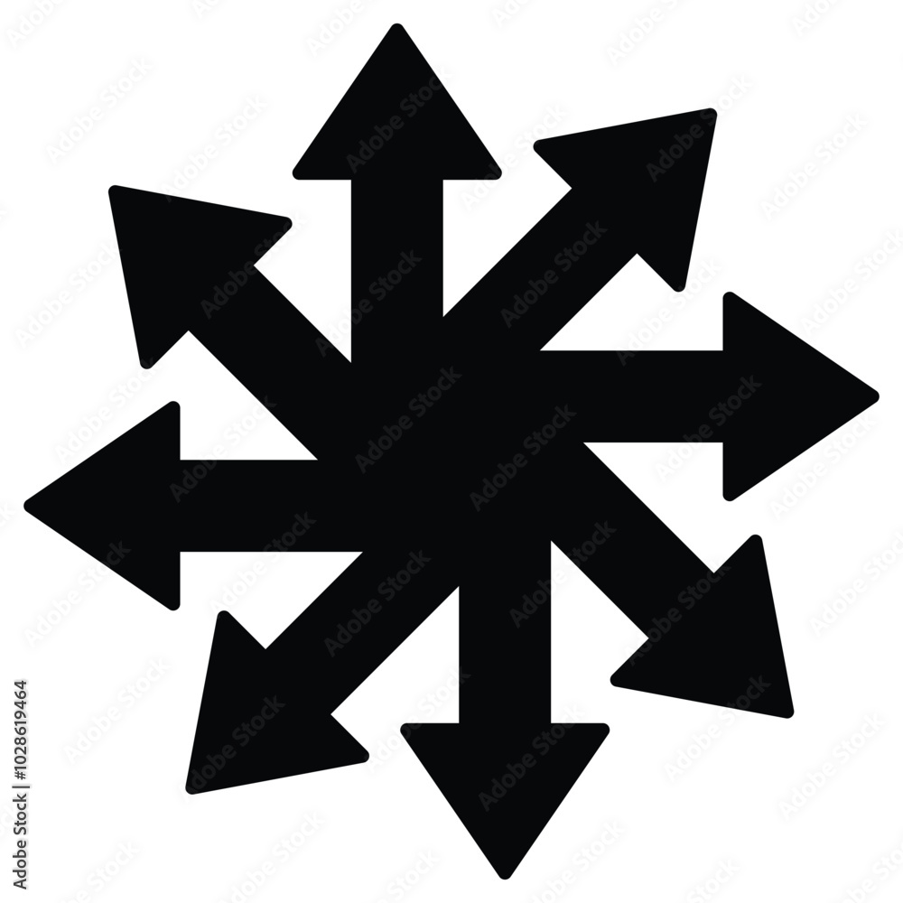 Many ways directional arrow icon set on white background. Many different ways arrow sign vector illustration. From simple to complex arrow diagrams Many ways directional arrow icon set on white background. Many different ways arrow sign vector illustration. From simple to complex arrow diagrams