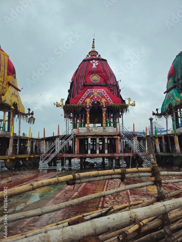 Lord jagannath rath yatra festival celebration background