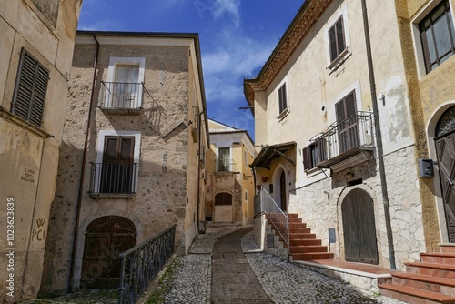 A village of Casalvieri in Lazio, Italy.