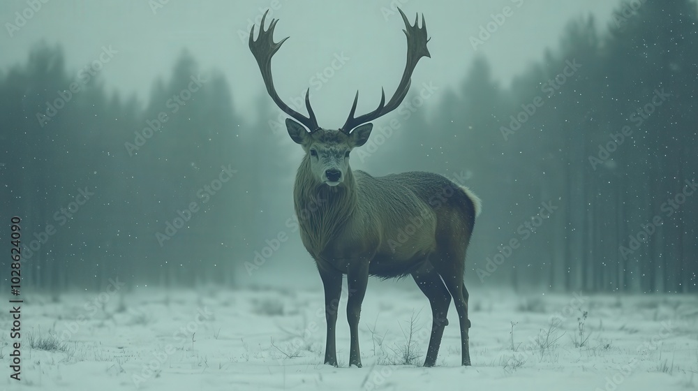 deer in the forest deer in the forest