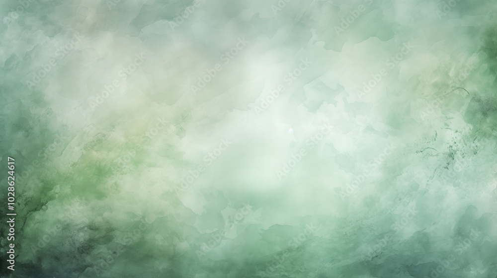 Obraz premium Green painting background. Closeup of abstract rough green art painting texture