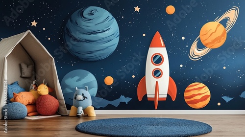 A Space Themed Nursery