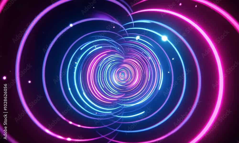 Abstract Neon Tunnel Abstract Neon Tunnel