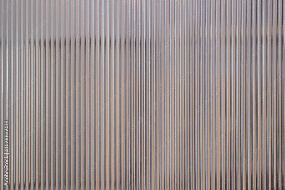 Fototapeta premium polycarbonate plastic background and texture. Transparent material Corrugated plastic surface use for partition wall or roofing.