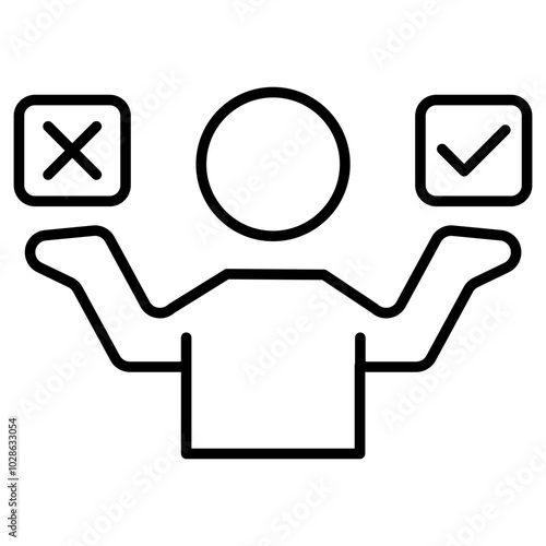 Feasibility Icon, 

Feasibility, viability, analysis, assessment, choice, option, study, opinion, think, potential, research, weakness, attainability, workability, right, wrong, strength, probability,
