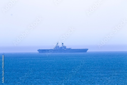 Aircraft Carrier at sea