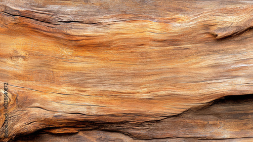Fototapeta Naklejka Na Ścianę i Meble -  Natural wood grain texture with warm brown tones, evoking sense of tranquility