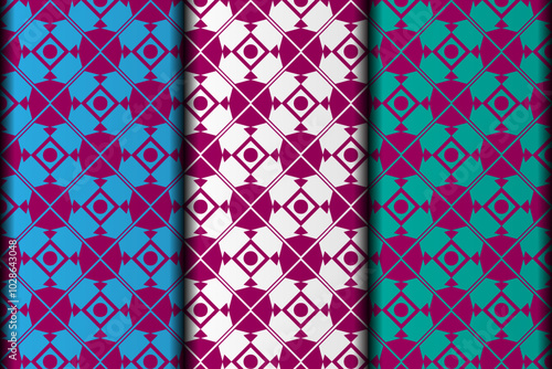 This is vector eps simple flower style pattern design element.