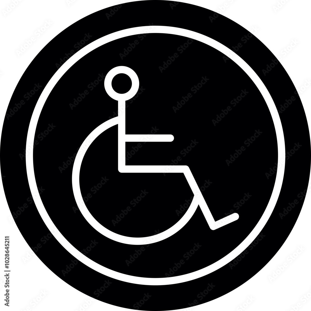 Wheelchair Accessible Area Icon Wheelchair Accessible Area Icon