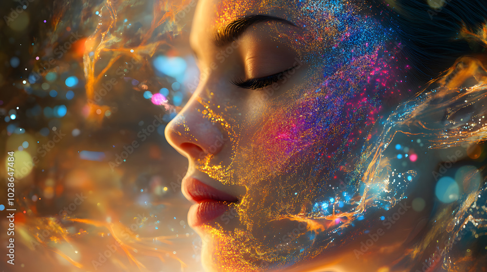 Neural network generated plating, AI interpretation, digital art fusion Neural network generated plating, AI interpretation, digital art fusion