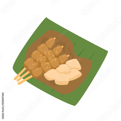 Sate Padang Illustration