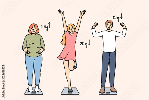 Efforts to lose weight have yielded positive or negative results for people on scale. Woman gained fat, unlike friends who lost weight, because she refused services of professional nutritionist