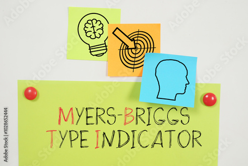 MBTI Myers Briggs Type Indicator is shown using the text photo