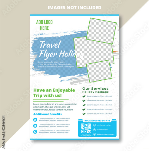 Travel tour business flyer