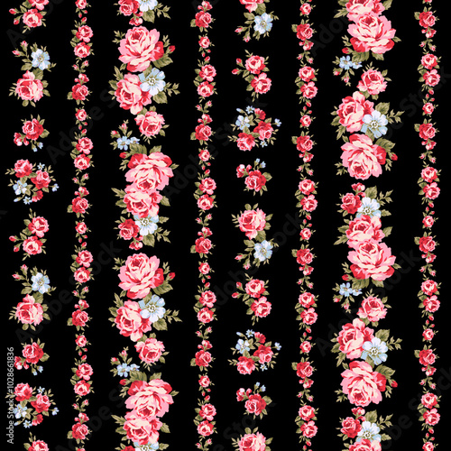 Cute rose pattern perfect for textile patterns,