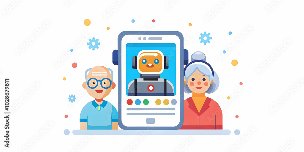 Close Up of a Futuristic Personal AI Assistant Device Used by Young Adult and Elderly Grandparent Showcasing AI Family Interaction Through Voice Commands - Macro Shot for Photo Stock Concept Close Up of a Futuristic Personal AI Assistant Device Used by Young Adult and Elderly Grandparent Showcasing AI Family Interaction Through Voice Commands - Macro Shot for Photo Stock Concept