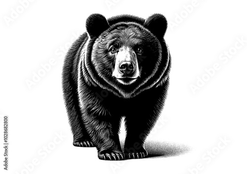 bear vector, bear silhouette, bear illustrations 