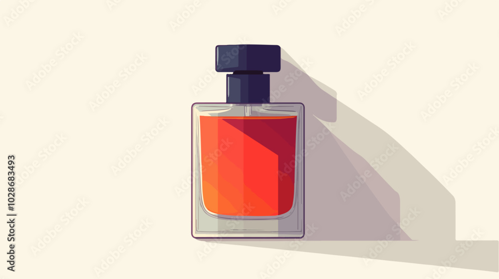 Illustration of men's perfume. Men's cologne. Bottle of men's toilet water. Illustration of men's perfume. Men's cologne. Bottle of men's toilet water.