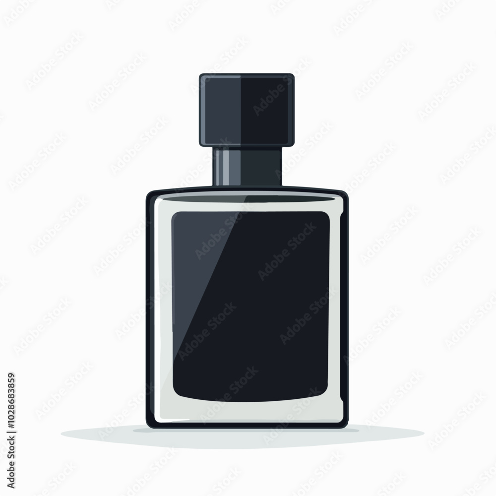 Illustration of men's perfume. Men's cologne. Bottle of men's toilet water. Illustration of men's perfume. Men's cologne. Bottle of men's toilet water.