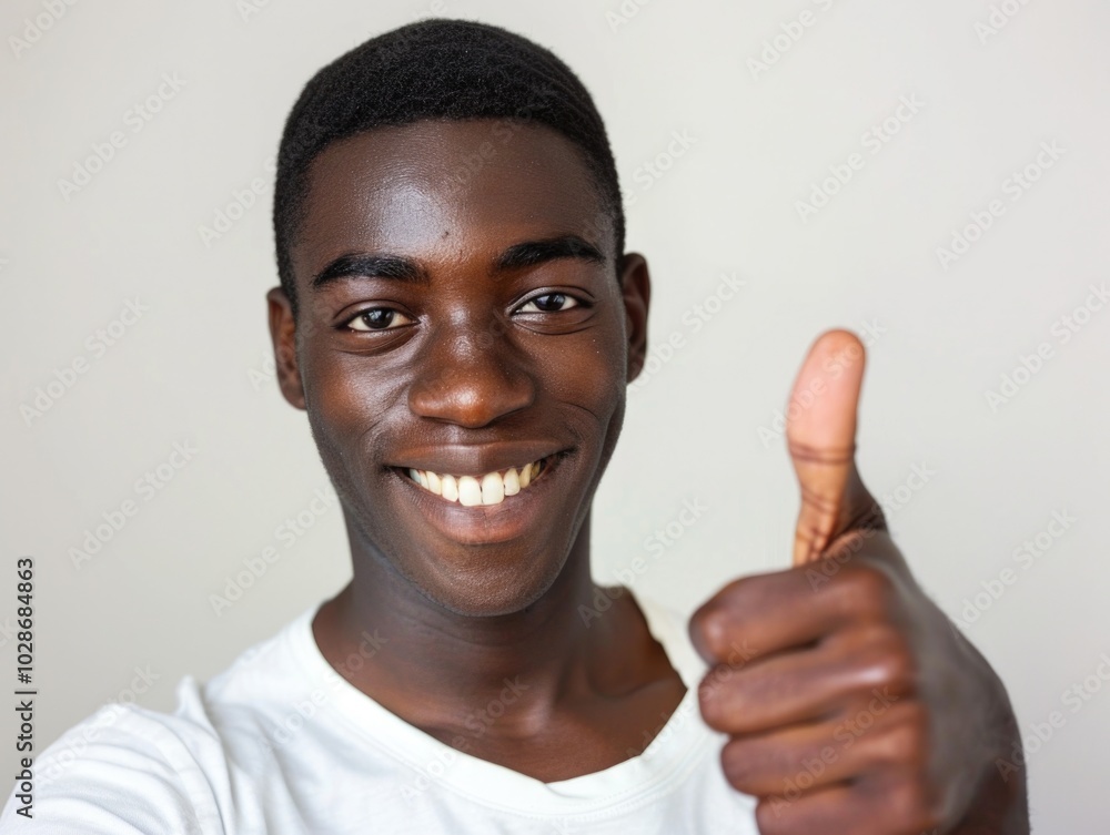 happy person making all right gesture happy person making all right gesture