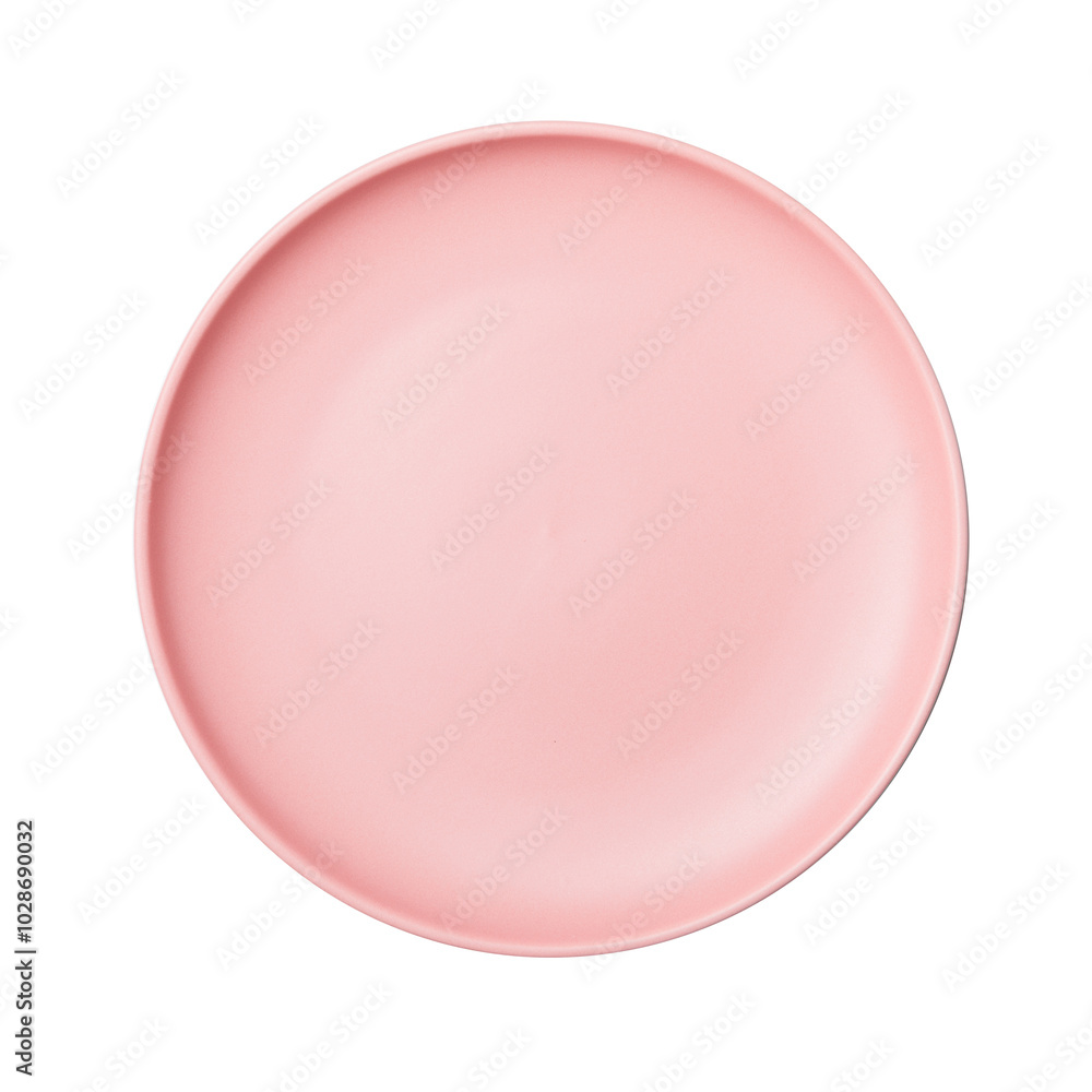 Empty plate isolated on a white background Empty plate isolated on a white background