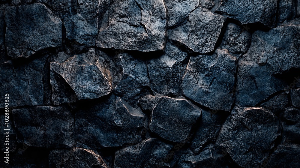 Dark Blue Rough Grainy Stone or Concrete Wall Texture Background
Dark Blue Rough Grainy Stone or Concrete Wall Texture Background