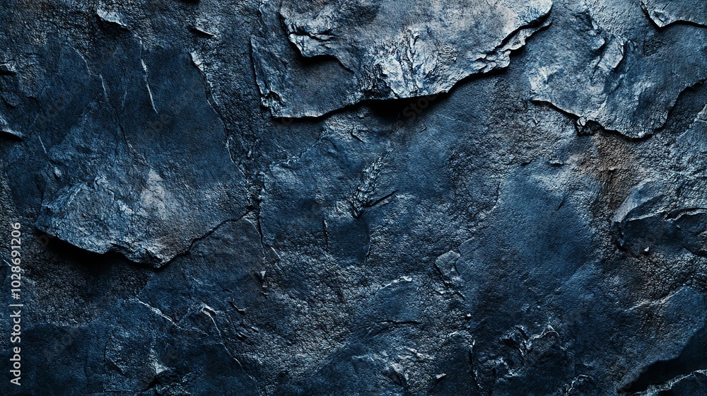 Dark Blue Rough Grainy Stone or Concrete Wall Texture Background
Dark Blue Rough Grainy Stone or Concrete Wall Texture Background