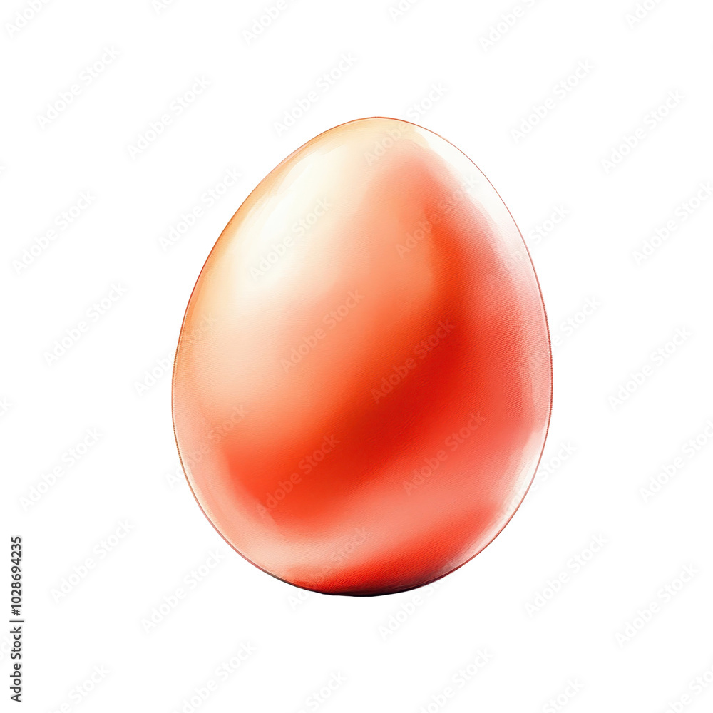 Watercolor-style hard-boiled egg, isolated on white background, with soft brush strokes and warm tones. cutout png Watercolor-style hard-boiled egg, isolated on white background, with soft brush strokes and warm tones. cutout png
