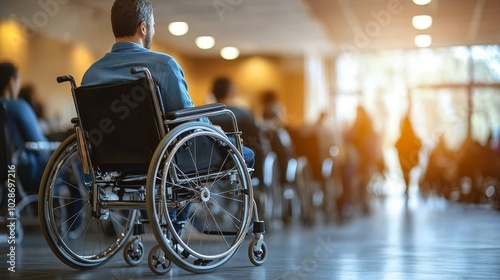 Obraz na płótnie Accident Disability Claims Attorney Or Lawyer, Generative AI w salonie