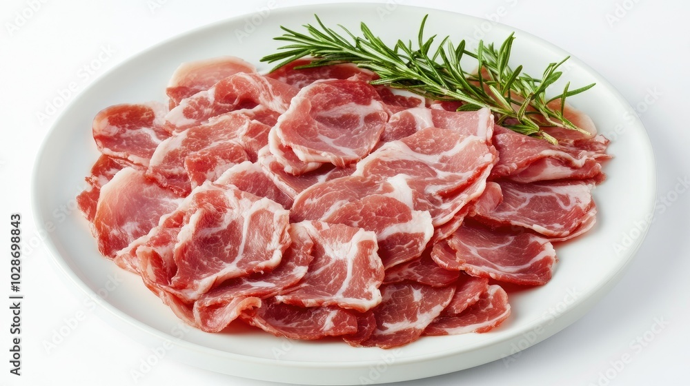 Elegant Serving of Saltimbocca alla Romana Elegant Serving of Saltimbocca alla Romana