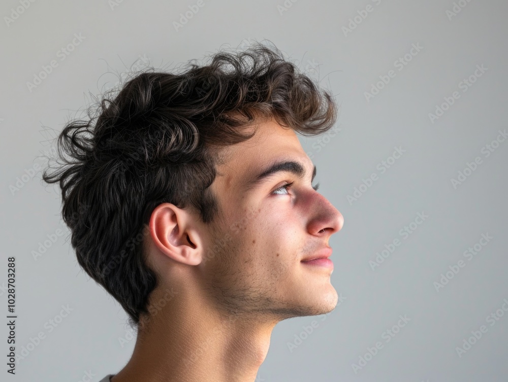 cool person thinking or doubting gesture cool person thinking or doubting gesture