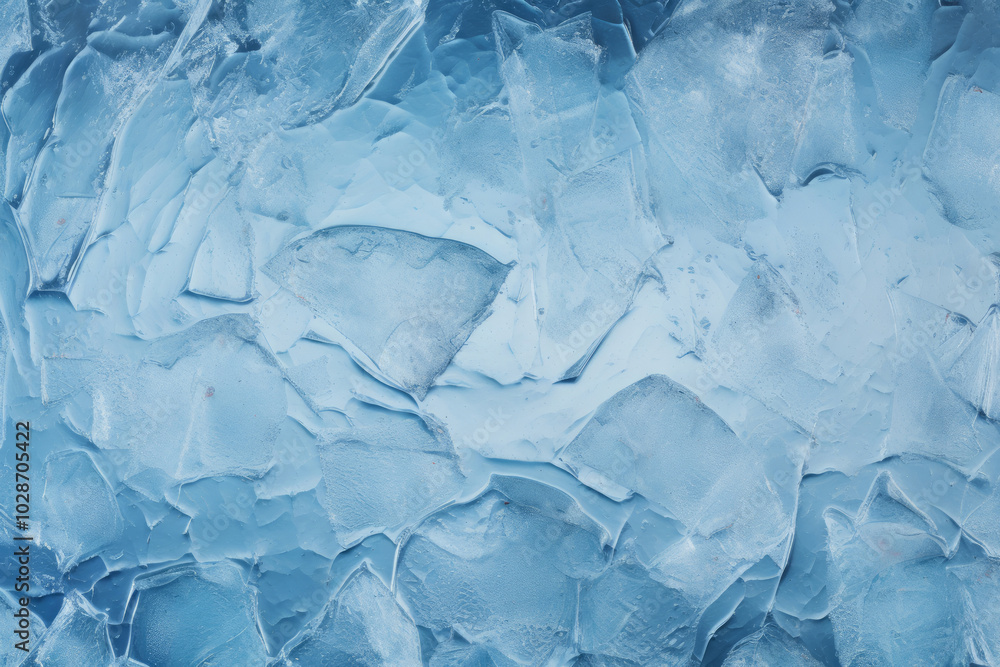 Processed collage of blue cold cracked ice surface texture. Background for banner, backdrop Processed collage of blue cold cracked ice surface texture. Background for banner, backdrop