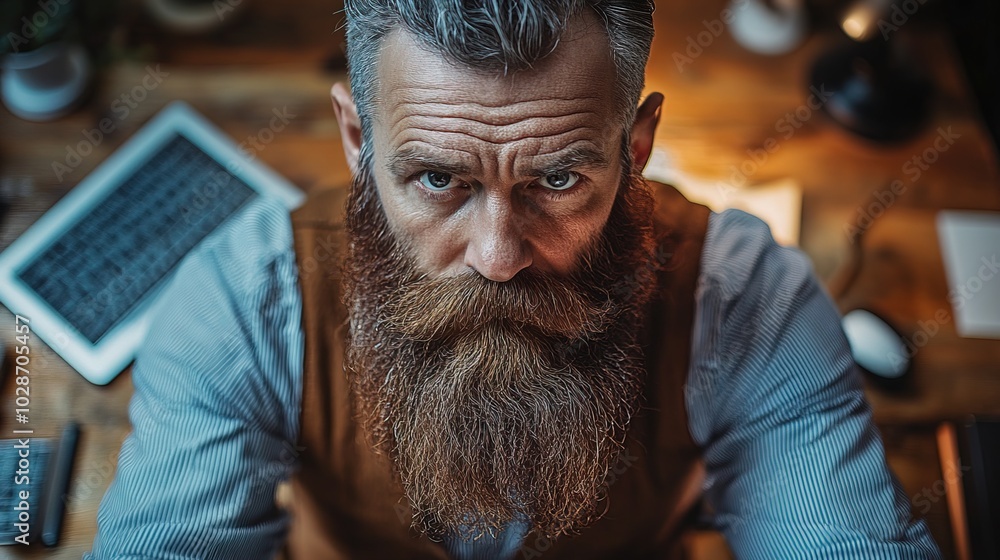 Top View Professional Marketing Beard Top View Professional Marketing Beard