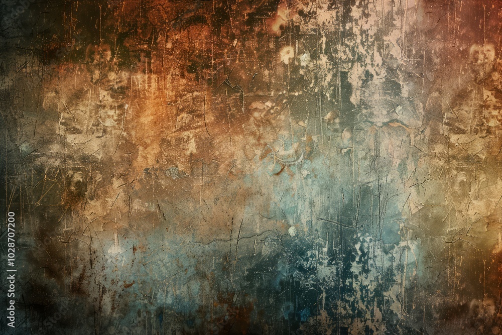 Photo of Toned grungy old plaster surface. Background texture for backdrops or mapping Photo of Toned grungy old plaster surface. Background texture for backdrops or mapping