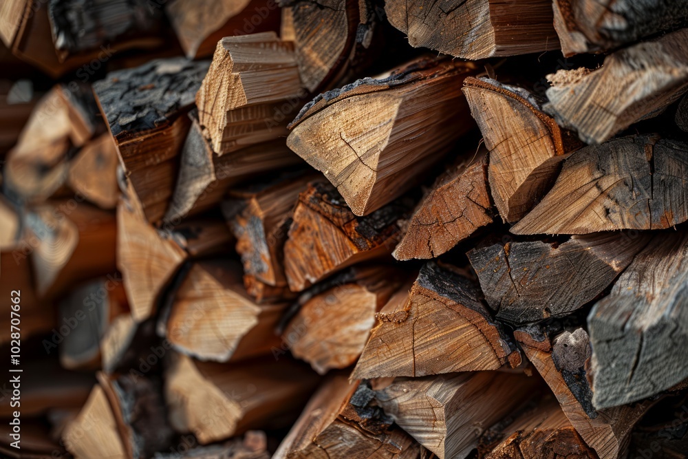 Photo of Big stack of chopped firewood outdoors. Background texture for backdrops or mapping Photo of Big stack of chopped firewood outdoors. Background texture for backdrops or mapping