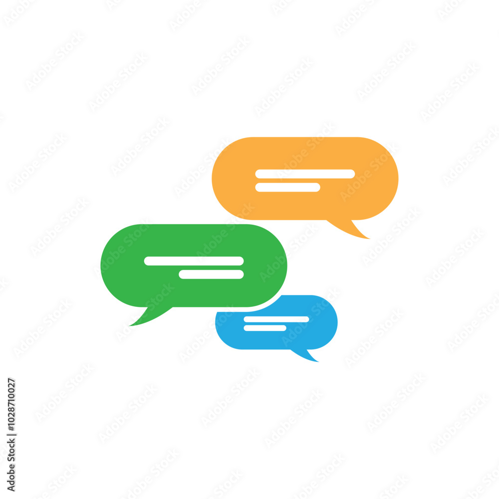 Chat talk pixel perfect logo vector symbol Chat talk pixel perfect logo vector symbol