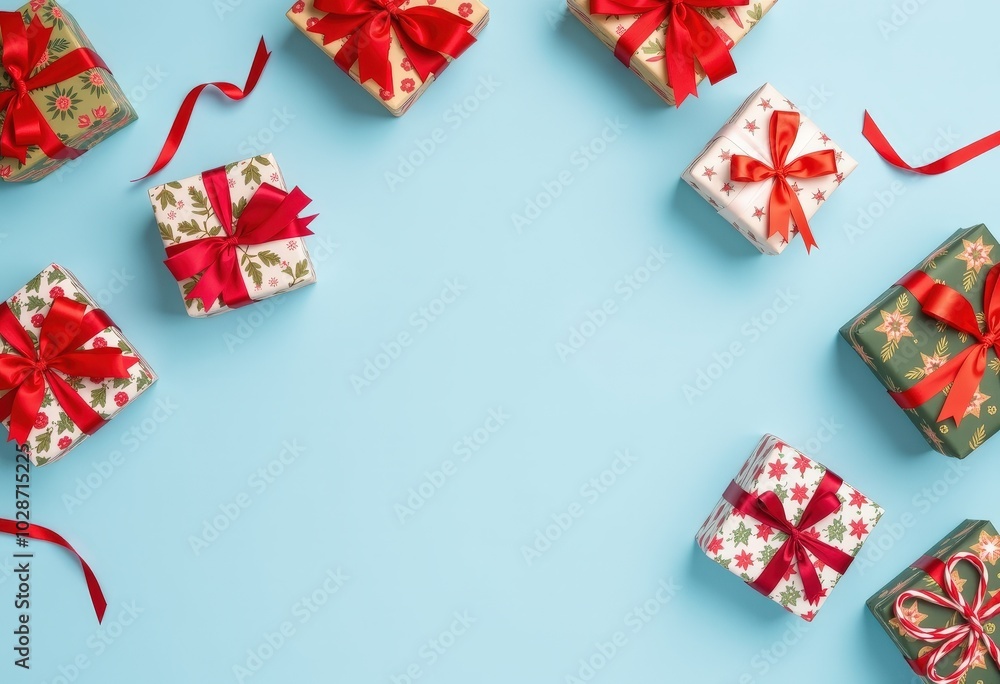 christmas gift box with ribbon christmas gift box with ribbon